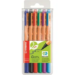 STABILO GREENpoint - Filzstift - Schwarz, Rot, Blau, Grün, Türkis, fliederfarben