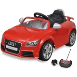 vidaXL Aufsitzauto für Kinder Audi TT RS mit Fernsteuerung Rot