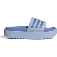 Adidas Damen Badeslipper Platform adilette, BLUDAW/BLFUME/BLUFUS, 40 1⁄2