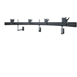 MonLines MWH226B Para 4-fach Monitor Wandhalter bis 32 Zoll, schwarz
