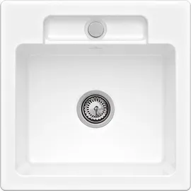 Villeroy & Boch Siluet 50 S weiß alpin + Handbetätigung
