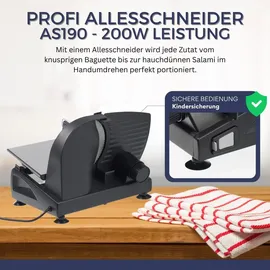 sommertal Allesschneider AS190 DUAL Schwarz