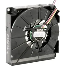Sepa HYB60A12 Radiallüfter 12 V/DC 7.9 m3/h (L x B x H) 59.5 x 12.5 x 59.5 mm