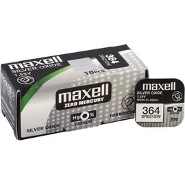Maxell SR621SW 364 Silberoxid Batterie 1,55V