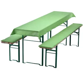 nyvi Bierbankauflagen Set 240 x 90 cm grün 3-tlg.