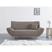 Home Affaire Couch Kunstleder 2-Sitzer Braun