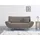 Home Affaire 2-Sitzer Saltare Kunstleder 174 x 78 x 82 cm Braun