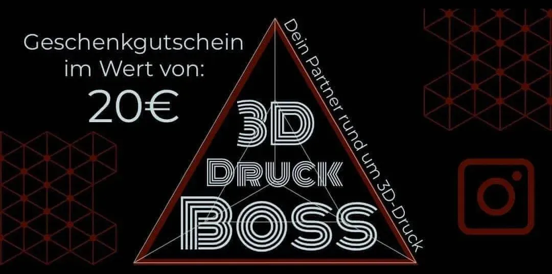 Geschenkgutscheine für 3D Druck & Mehr - 20€