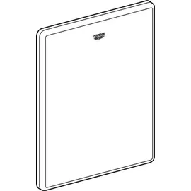 Grohe Funk-Elektronik 38759 Drückerplatte Edelstahl