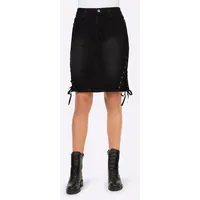 Heine Jeansrock in schwarz | Gr.: 40