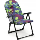 Kadax Gartensessel 59,5 x 70 x 70 cm violett/grün