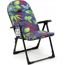 Kadax Gartensessel 59,5 x 70 x 70 cm violett/grün