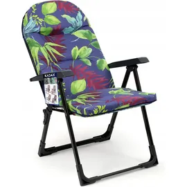 Kadax Gartensessel 59,5 x 70 x 70 cm violett/grün