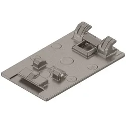 CRISTALLO Topfplatte, zum Kleben, rechteckig, für Glas / Spiegel, sandg.-mattvernick.