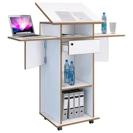 VCM my office Stehpult Rednerpult Stehtisch Rollen Salia