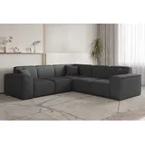 Fun Möbel Ecksofa Designersofa Celes Premium Stoff Scala Anthrazit Seite Universal