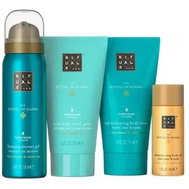 RITUALS The Ritual of Karma Geschenkset Gift Set S Duschschaum 50 ml + Body Lotion 70 ml + Mild Body Scrub 70 ml + Body Oil 30 ml