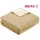 IBENA Doubleface Dublin 220 x 240 cm zimt/beige