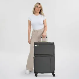 d & n Travel Line 6704 4-Rollen 75 cm / 95 l grau