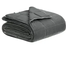 Woltu Gewichtsdecke 9kg 150x200cm Therapiedecke für Erwachsene, Entspannungsdecke Therapie aus Mikrofaser, Cashmere Feeling Beschwerte Decke Anti Stress, Weighted Blanket für besseren Schlaf