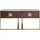 Kare Osaka Konsolentisch 45x76x148,6 cm Braun
