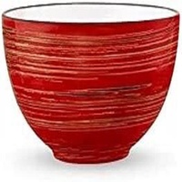 Wilmax england Wilmax WL-669232/A Porzellan Schüssel, Rot, 19cm Durchmesser,