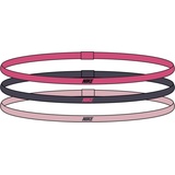 Nike Elastic 2.0 Haarband 3er Pack, pink