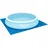 BESTWAY Bodenplane 396 x 396 cm blau