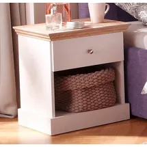 OTTO home Nachtschrank Binz 45 x 35 x 45 cm Weiß