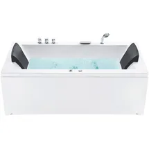 Beliani VARADERO Whirlpool Badewanne 183 x 90 cm (280 l)