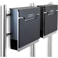 BITUXX - Freistehender Design Standbriefkasten 16781 Briefkastenanlage Graphit mit