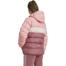 adidas Synthetic Down Jacke Semi Pink Spark / Sandy Pink / Preloved Crimson 164    