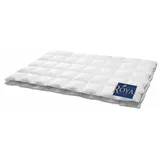 HANSKRUCHEN GmbH HANSKRUCHEN Royal Decke 100% Gänsedaunen 200x200 cm extra Leicht waschbar Allergiker Dauneneinziehdecke atmungsaktiv Daunendecke weiß - Weiß