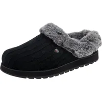 SKECHERS Damen Keepsakes - Ice Angel Low-Top Slipper, Black Grey, 41 EU