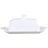 Chic Antique Butterdose Provence Porzellan Weiß