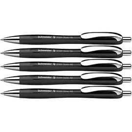 Schneider Kugelschreiber Slider Rave XB schwarz, Schreibfarbe: blau, 1 St.