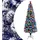vidaXL Künstlicher Weihnachtsbaum mit Beleuchtung Blau/Weiß 210 cm