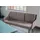 KAWOLA Sitzbank PIRI Velvet Taupe 180 x 84 x 64 cm