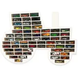 Moliland Sammlervitrine Fächer Setzkasten Holz Sammelbox Tractor Kinderzimmerdekoration, Regal für Kinderzimmer, Hängendes Regal für Zubehör und Spielzeug