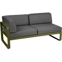 Beckhuis Living Fermob Bellevie 2-Sitzer Lounge Modul Links Aluminium