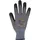 ASATEX Feinstrickhandschuh HIT099, schwarz/grau, Gr.10