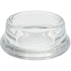 WAGNER Möbeluntersetzer rund Rohr 4tlg. - Durchmesser Ø 15/25 x 11 mm, Abrieb 4 mm, Kunststoff transparent - 15041599