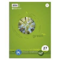 Staufen Collegeblock A4, Lineatur 27 (9mm liniert mit Randlinien), 80 Blatt, 70g/qm LIN.27