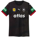 Puma DHB Away W Ss25 with men, sponsor Damen schwarz - PUMA black/PUMA red XL