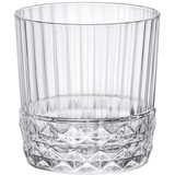 Bormioli Rocco Tumbler-Glas America 20s, Glas, Tumbler Trinkglas 370ml Glas Transparent 6 Stück 370 ml