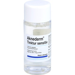 Aknederm, Gesichtsreinigung, Tinktur sensitiv Lösung gegen Hautunreinheiten, 50 ml Lösung