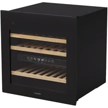 Klarstein Rhone 36 Duo Weinkühlschrank 36 Flaschen, 2 Zonen, 5-22 °c, LED-Steuerung, UV-Schutz, Leiser Betrieb, Weiß, Weinklimaschrank