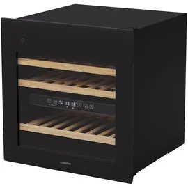 Klarstein Rhone 36 Duo Weinkühlschrank 36 Flaschen, 2 Zonen, 5-22 °c, LED-Steuerung, UV-Schutz, Leiser Betrieb, Weiß, Weinklimaschrank