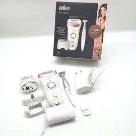 Braun Silk-épil 9 SkinSpa SensoSmart 9/890 weiß/rosegold