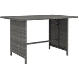 vidaXL Garten-Esstisch 110 x 70 x 65 cm Grau